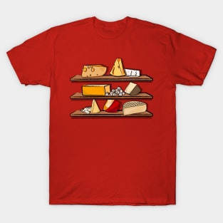 Cheeses! - A Gourmet Extravaganza of Delightful Dairy T-Shirt